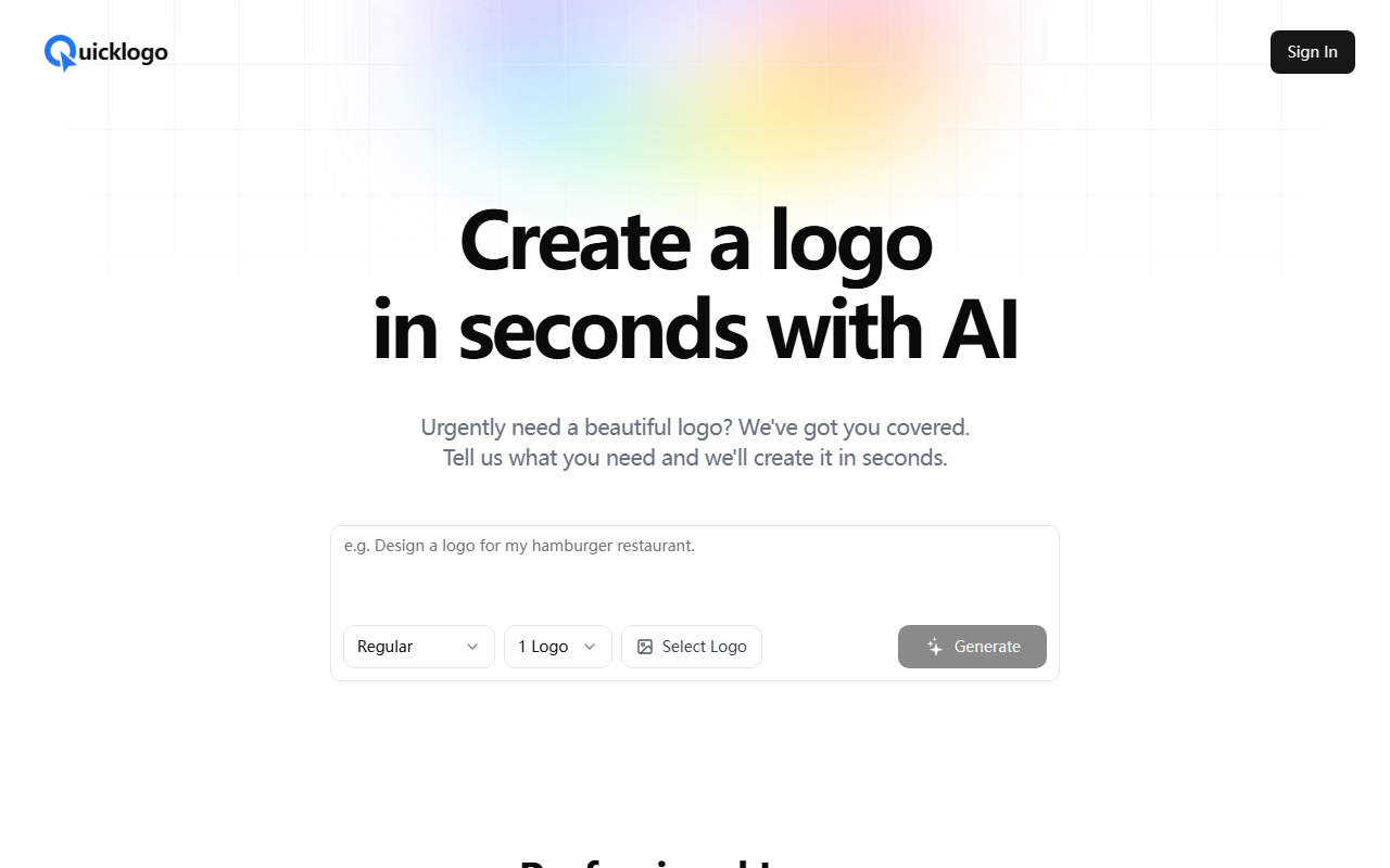 Quicklogo screenshot