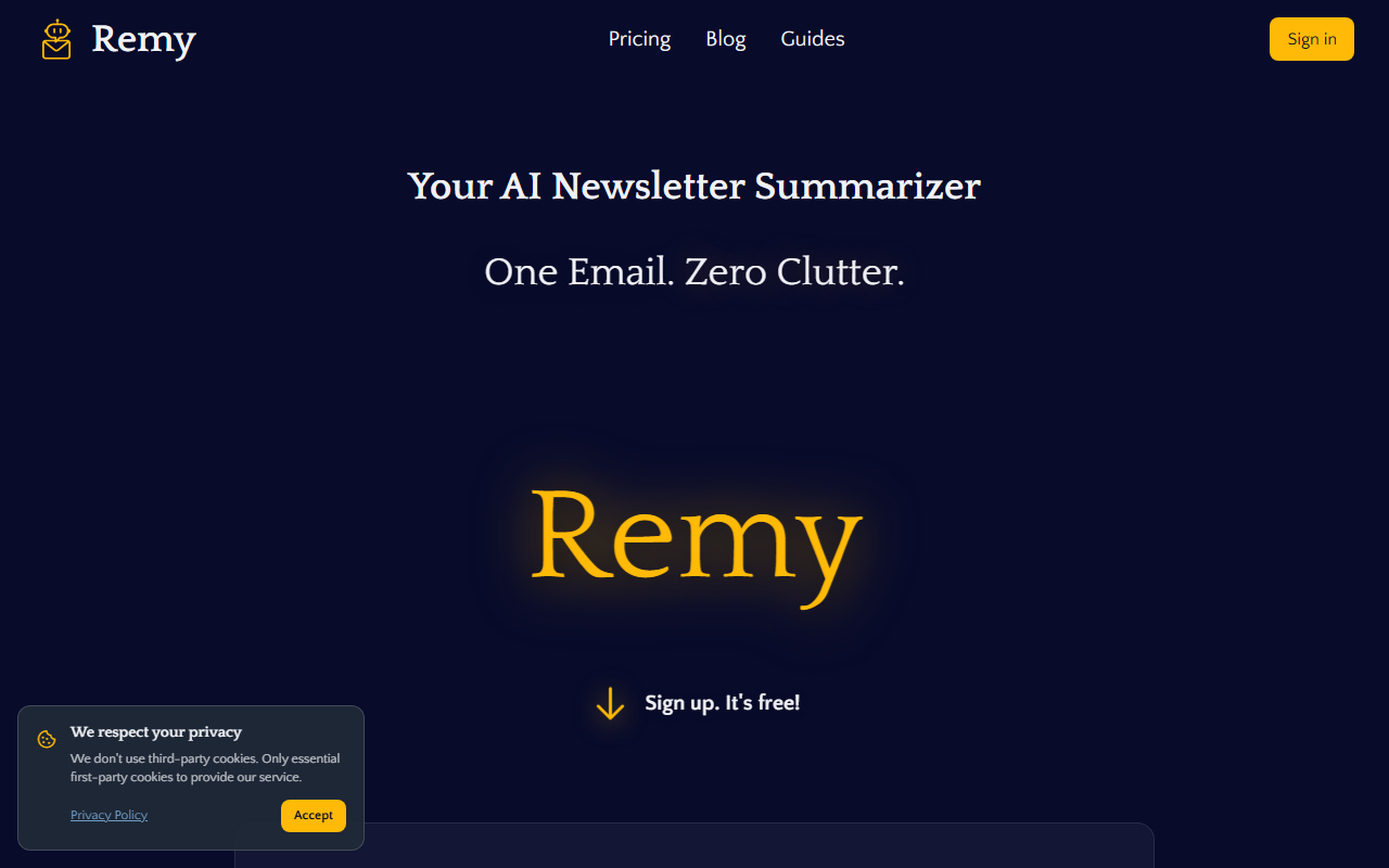 Remy screenshot