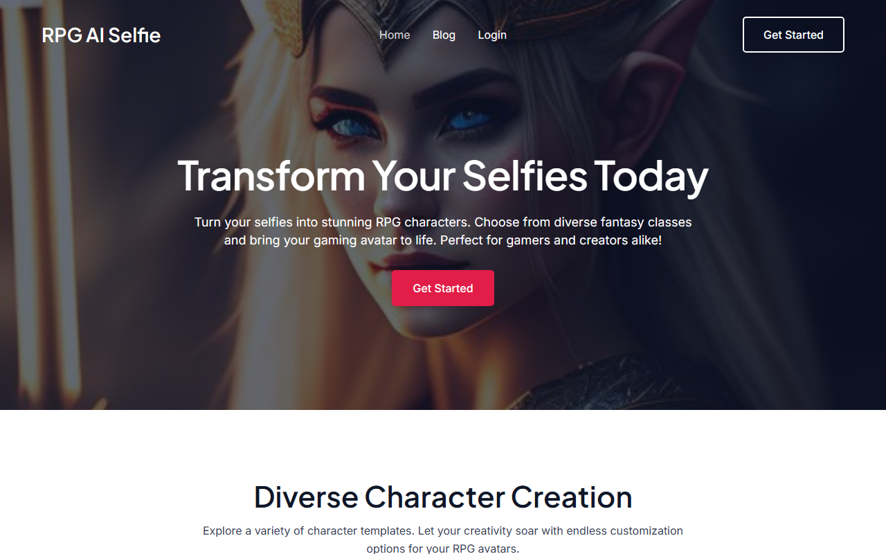 RPG AI Selfie screenshot