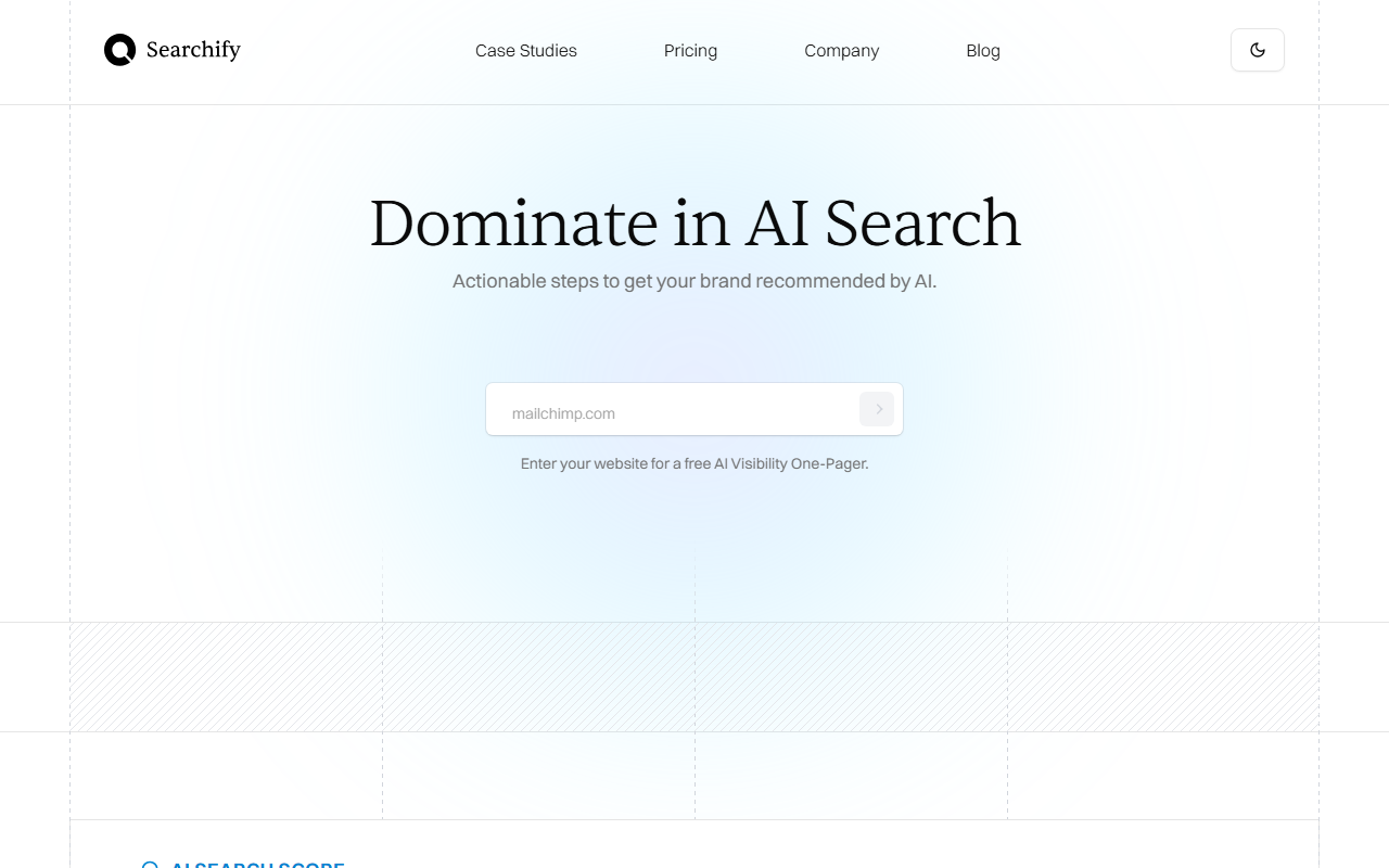 Searchify screenshot