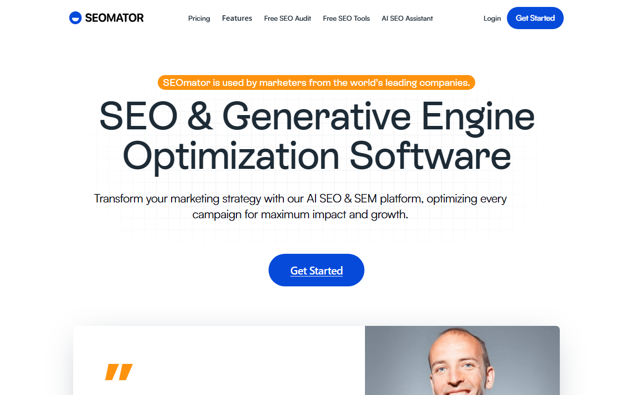 SEOmator screenshot