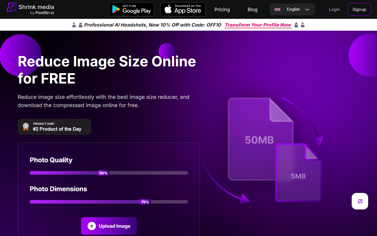 Shrink Media screenshot