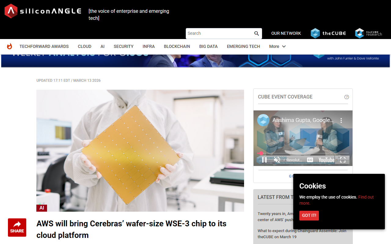 SiliconANGLE screenshot