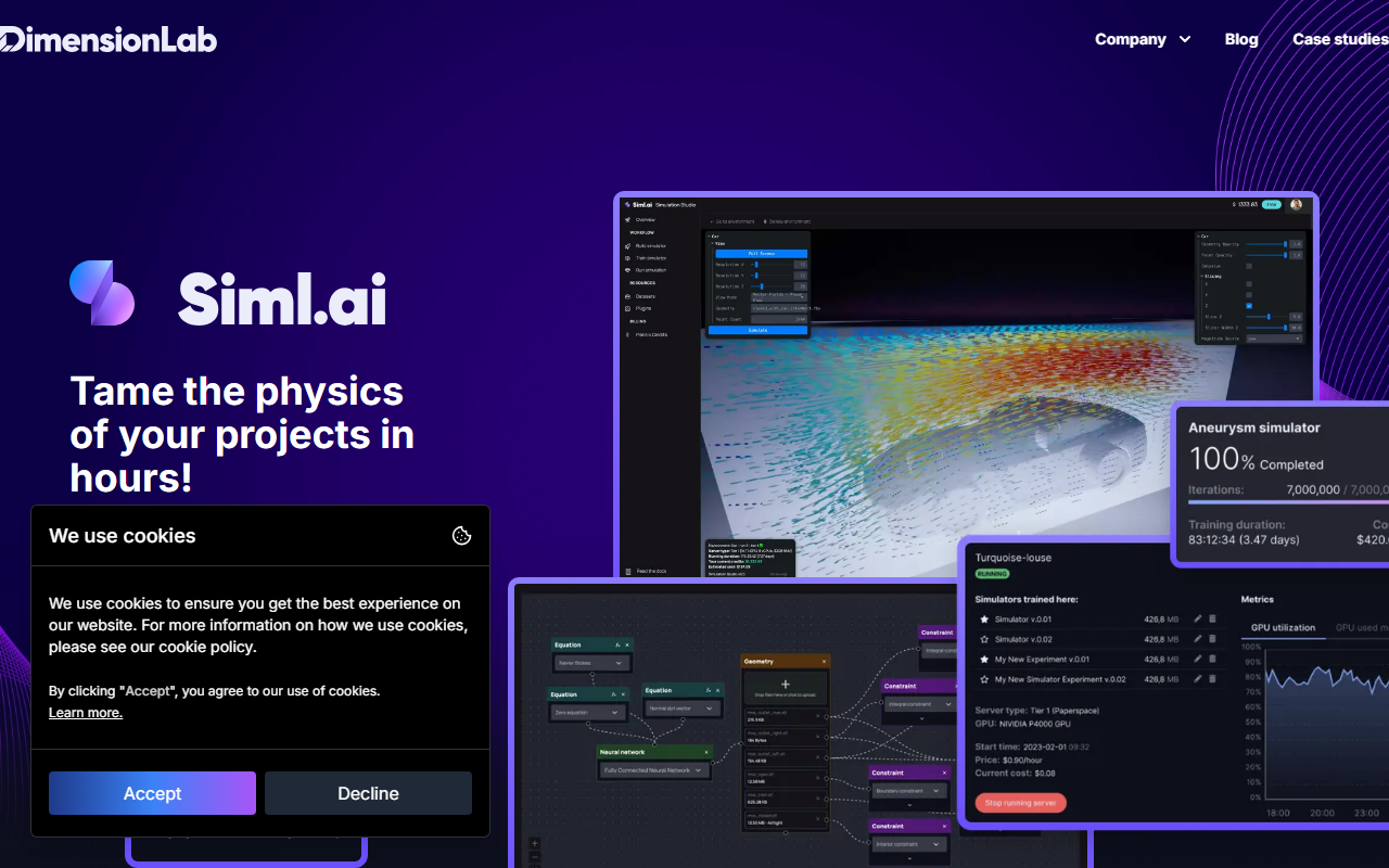 Siml.ai screenshot