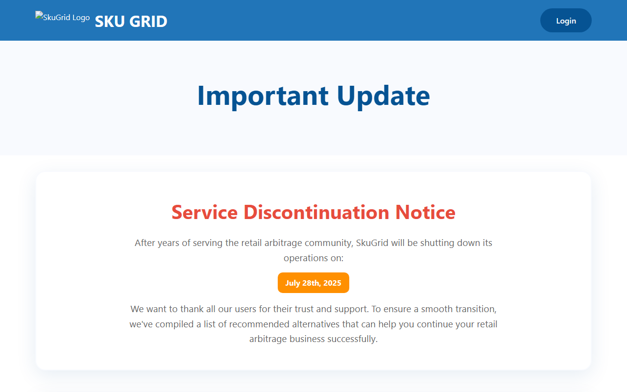 SkuGrid screenshot