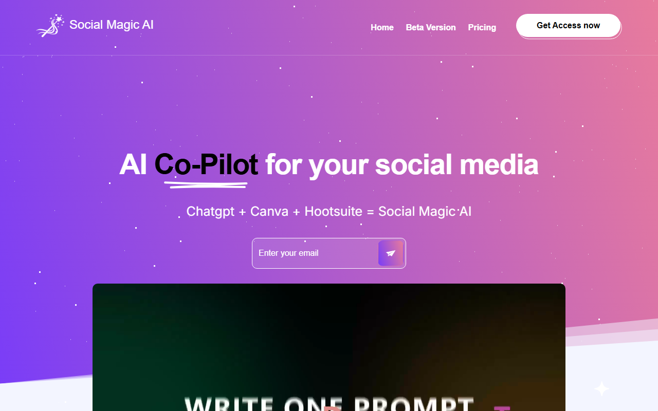 Social Magic AI screenshot