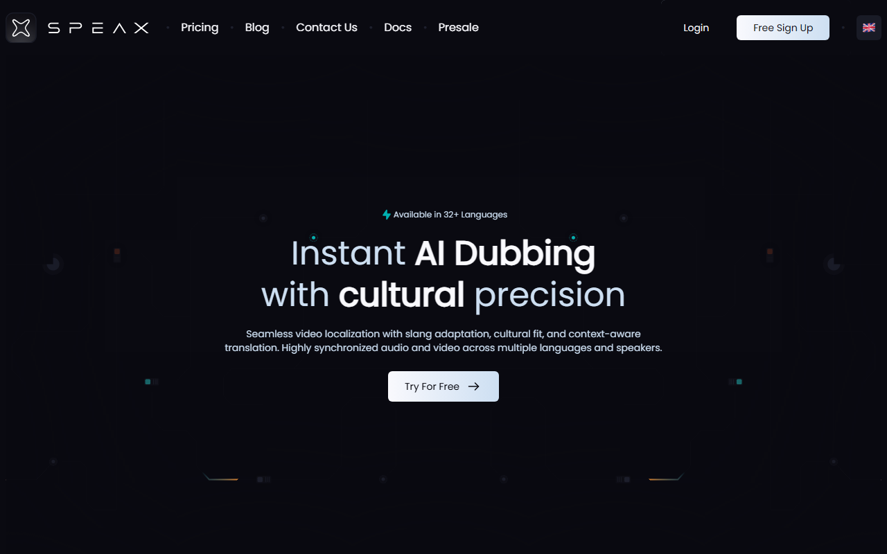 Speax.ai screenshot