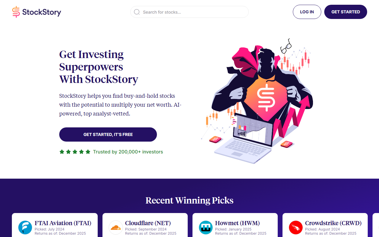 StockStory screenshot