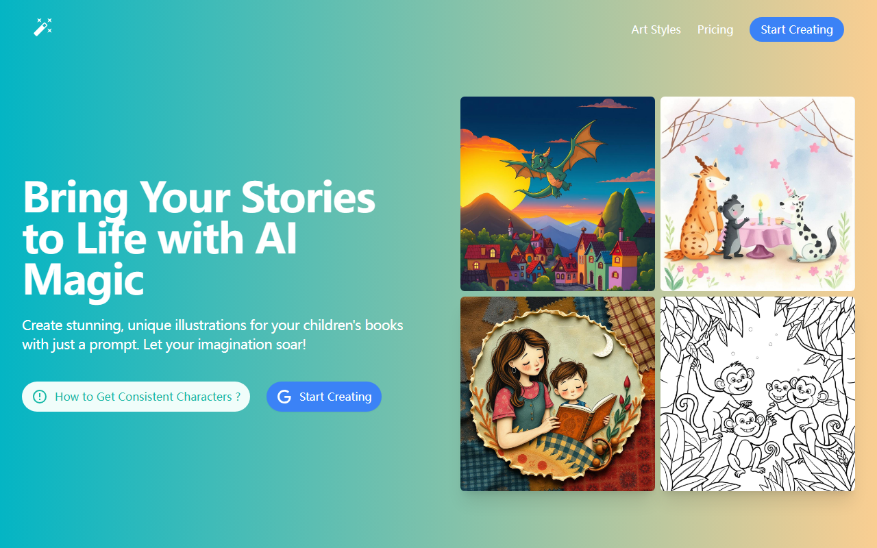 StoryArtAI screenshot