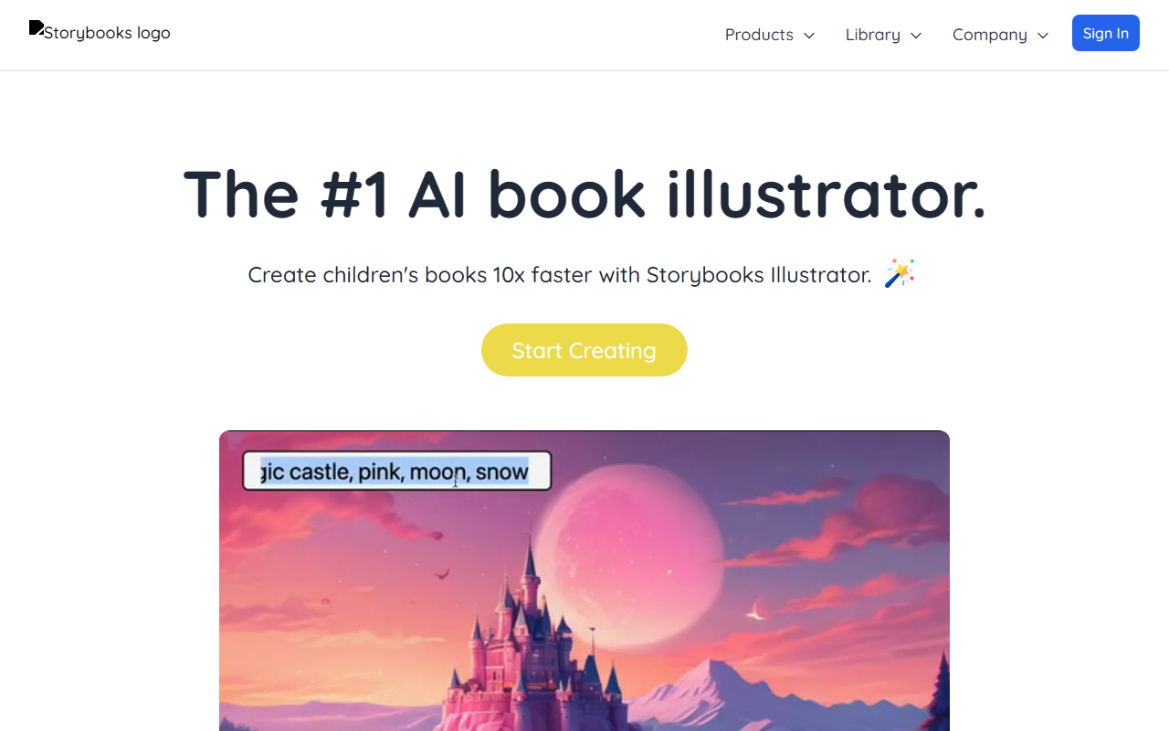 Storybooks screenshot