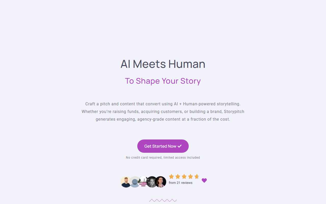 Storypitch.ai screenshot
