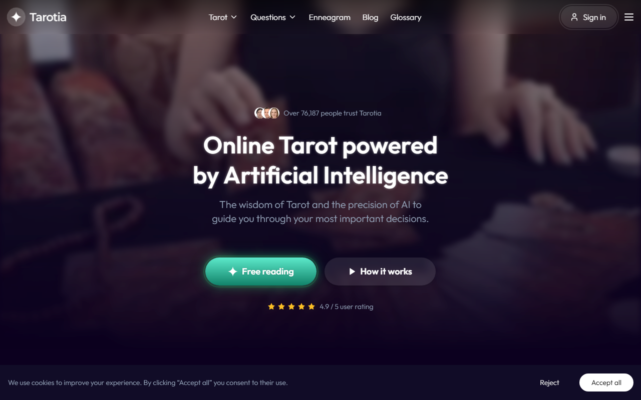 Tarotia screenshot