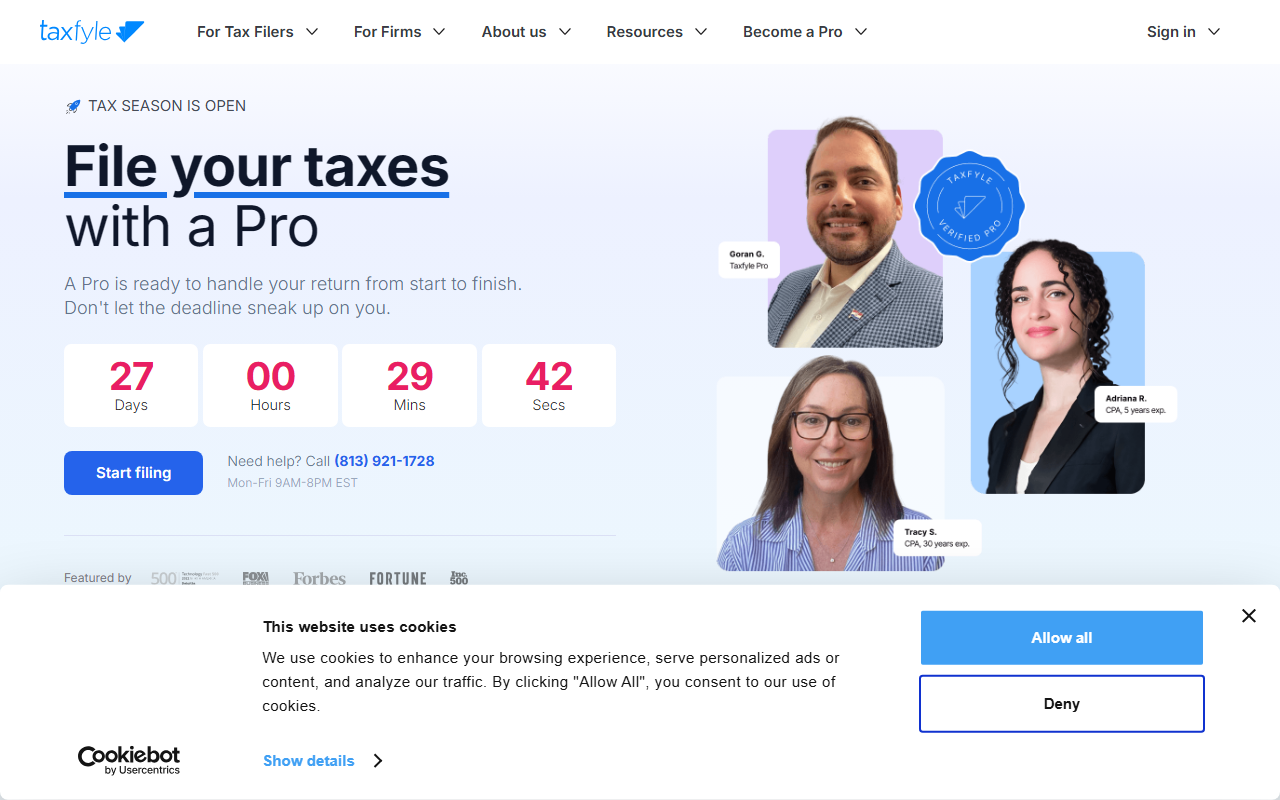 Taxfyle screenshot