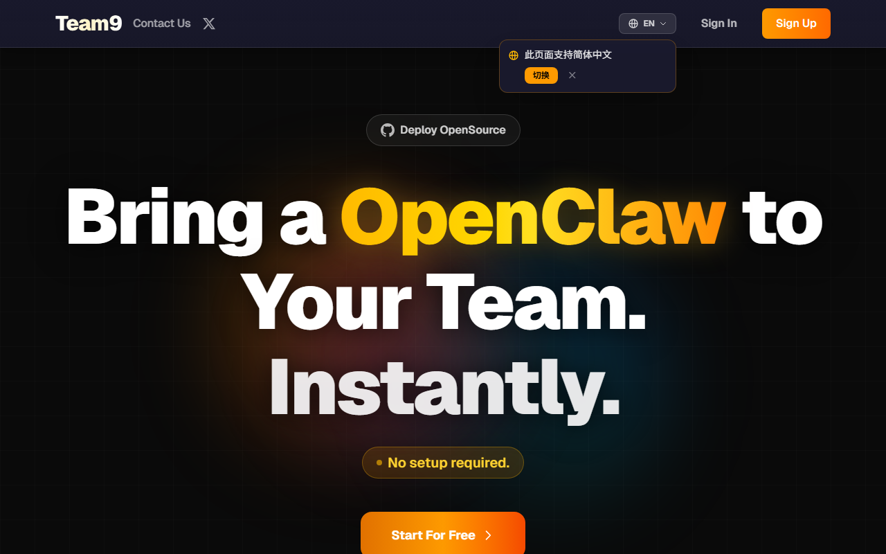 Team9 screenshot