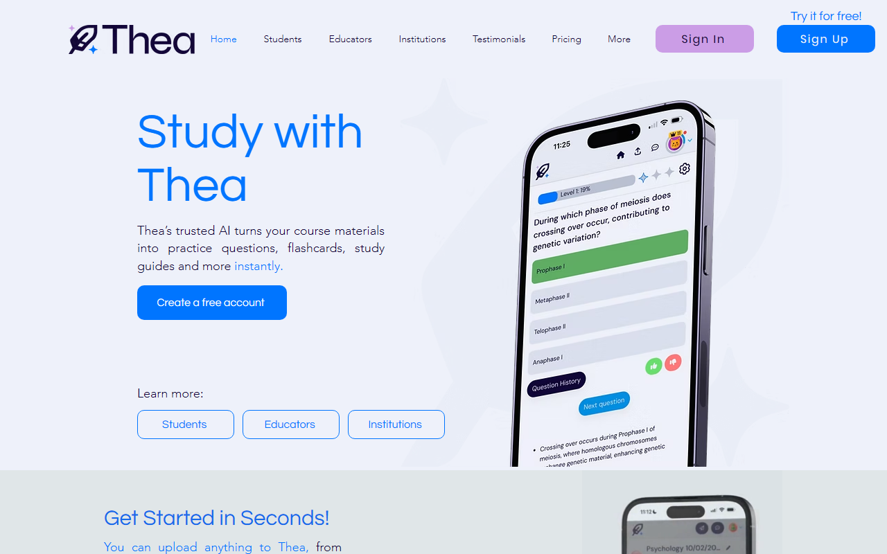 Thea screenshot