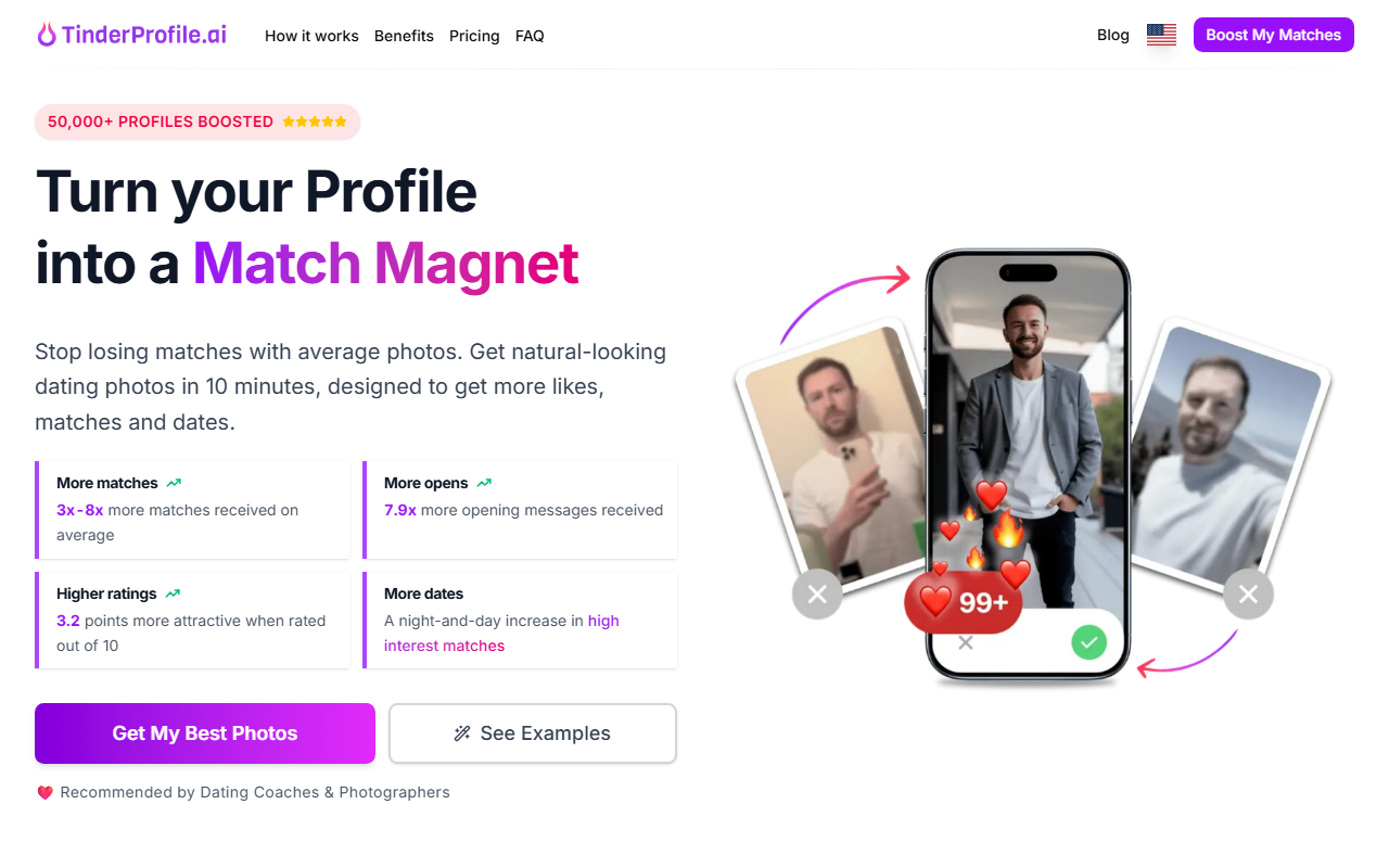 TinderProfile.ai screenshot