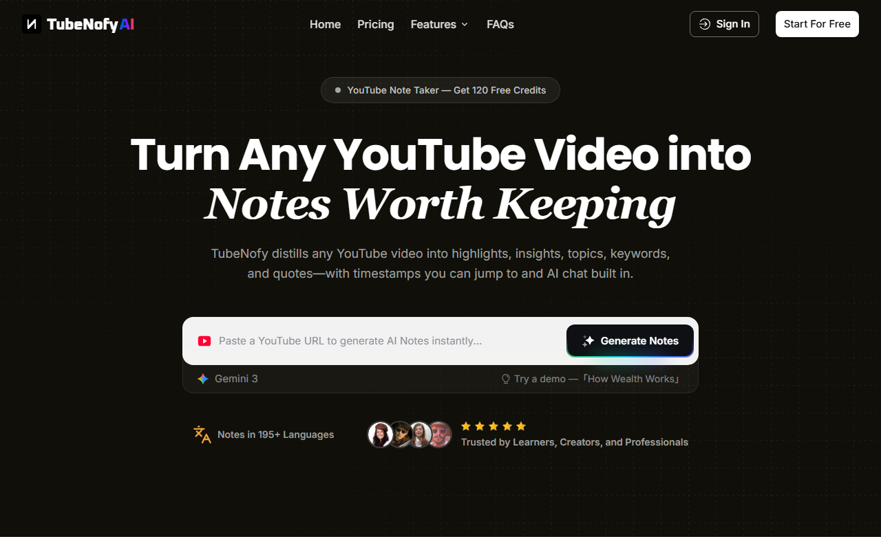 TubeNofy screenshot