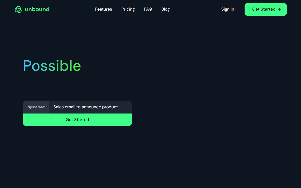 UnboundAI screenshot