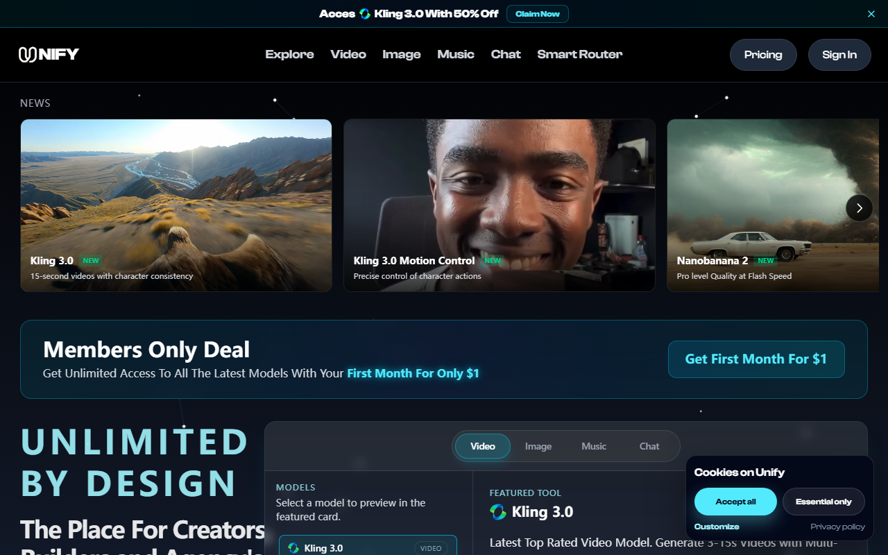 Unify screenshot