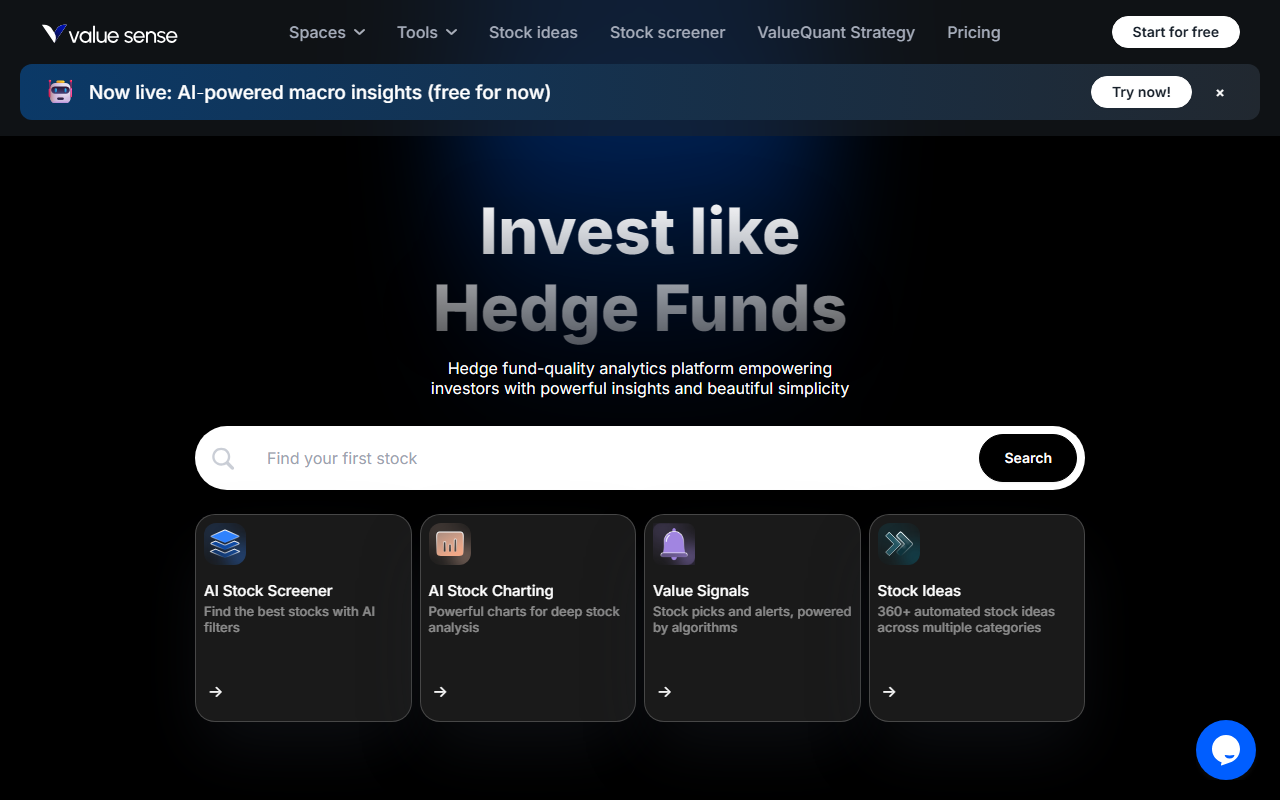 Value Sense screenshot