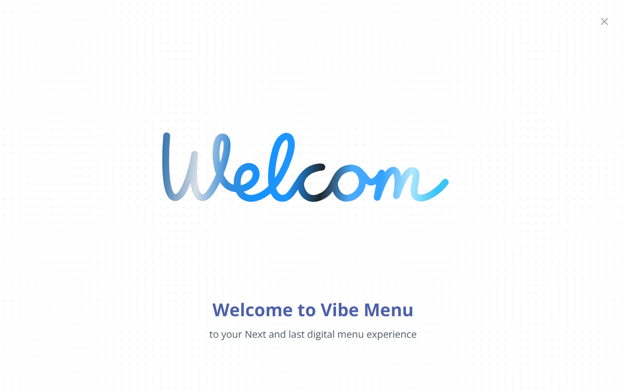 Vibe Menu screenshot