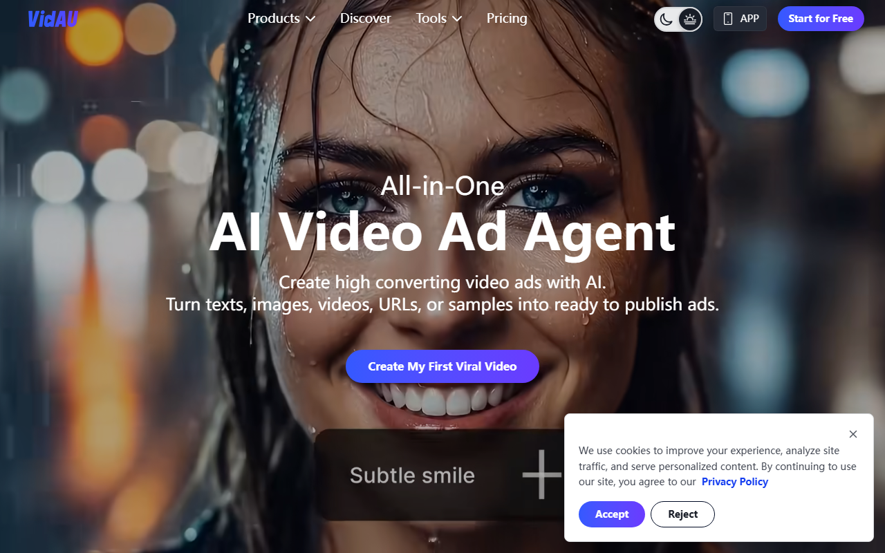 VidAU screenshot