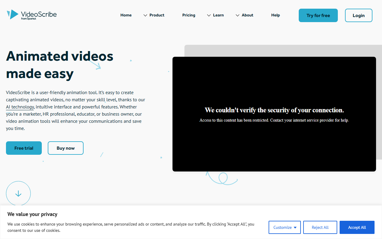 VideoScribe screenshot