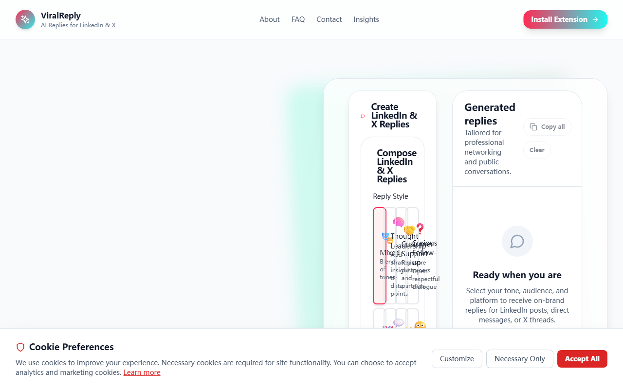 ViralReply screenshot