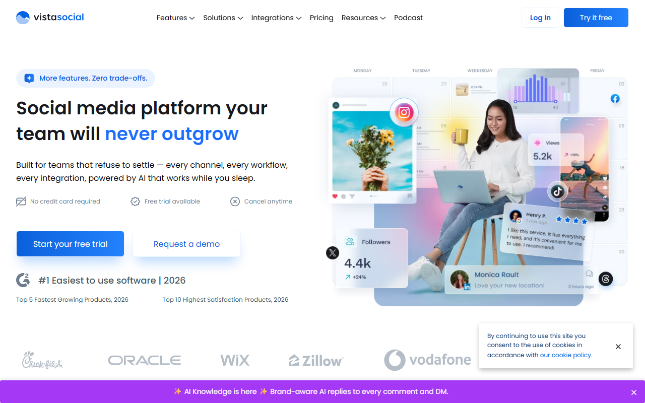Vista Social screenshot