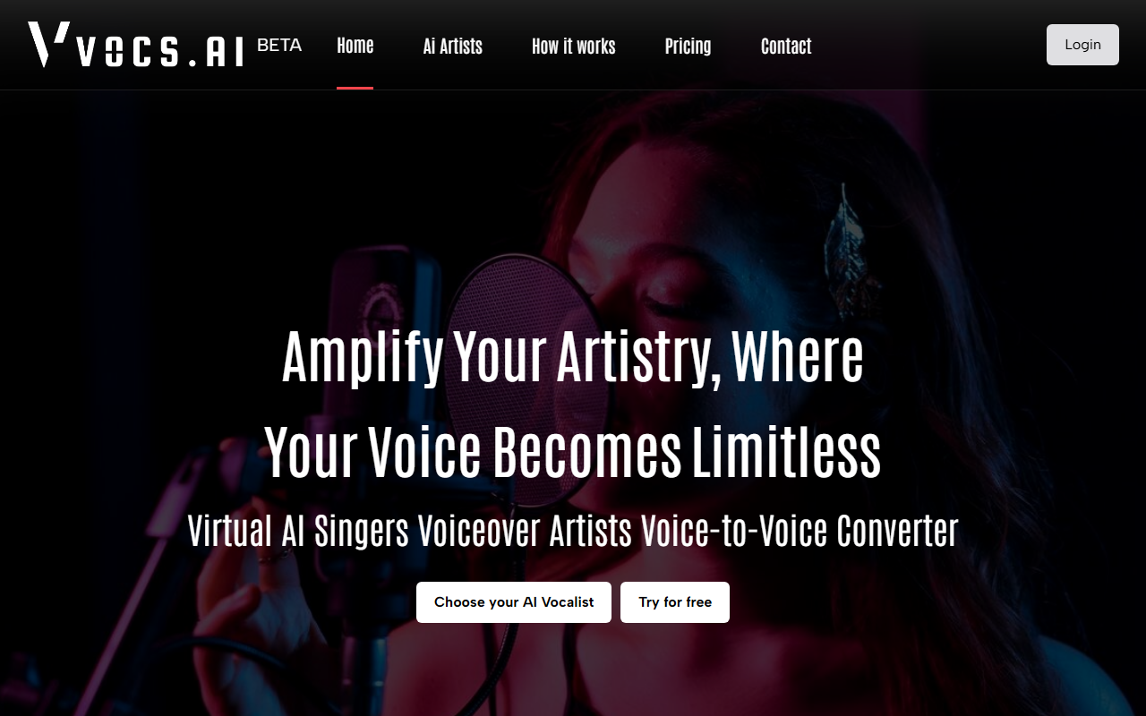 Vocs AI screenshot