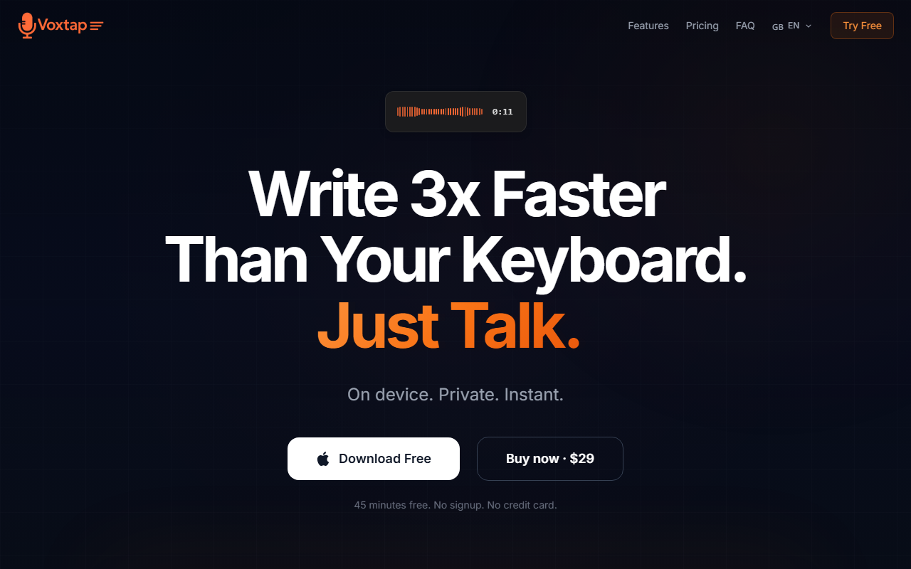 VoxTap screenshot