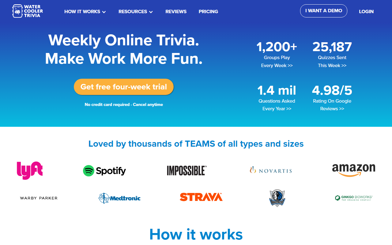 Water Cooler Trivia screenshot