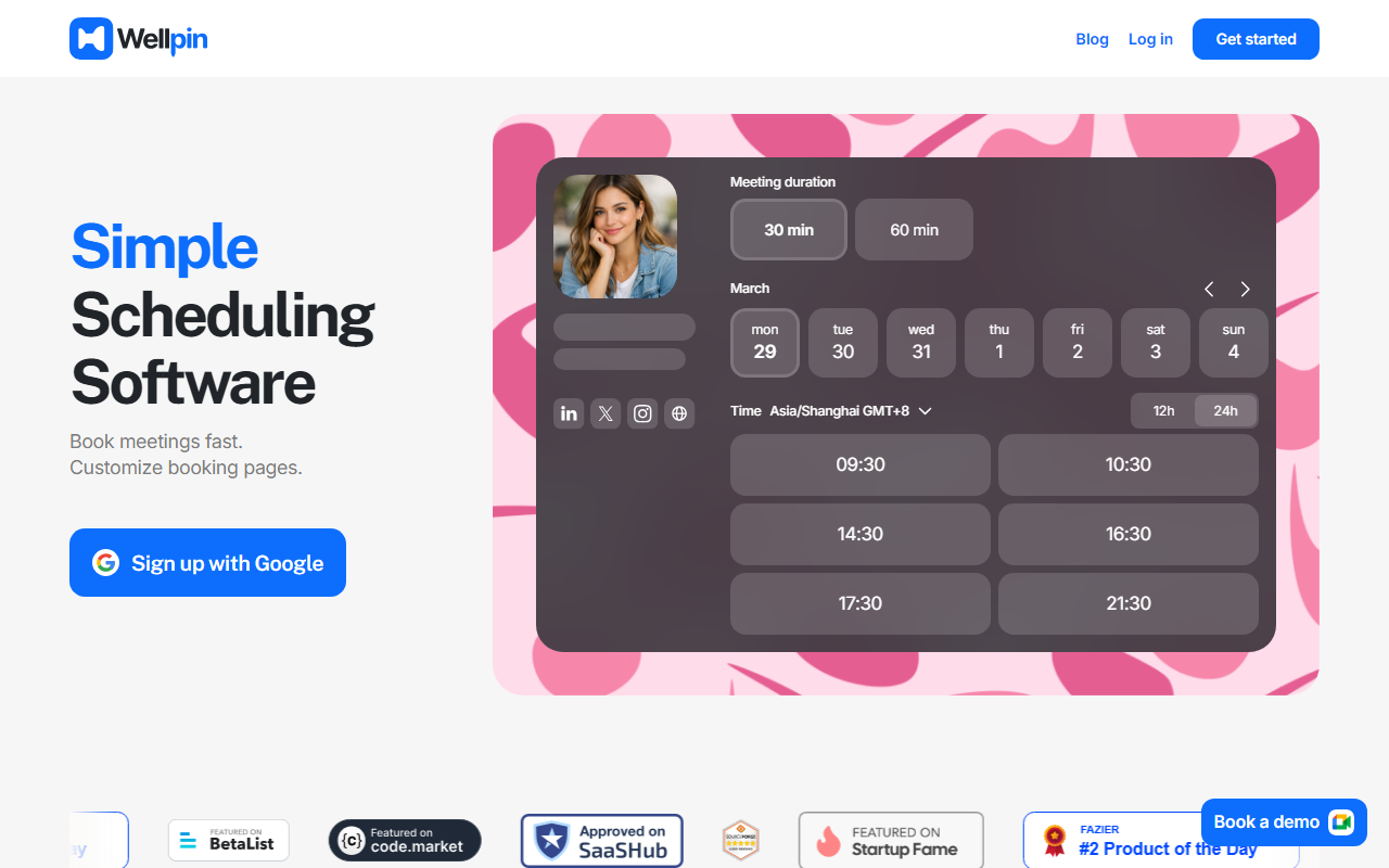 Wellpin screenshot