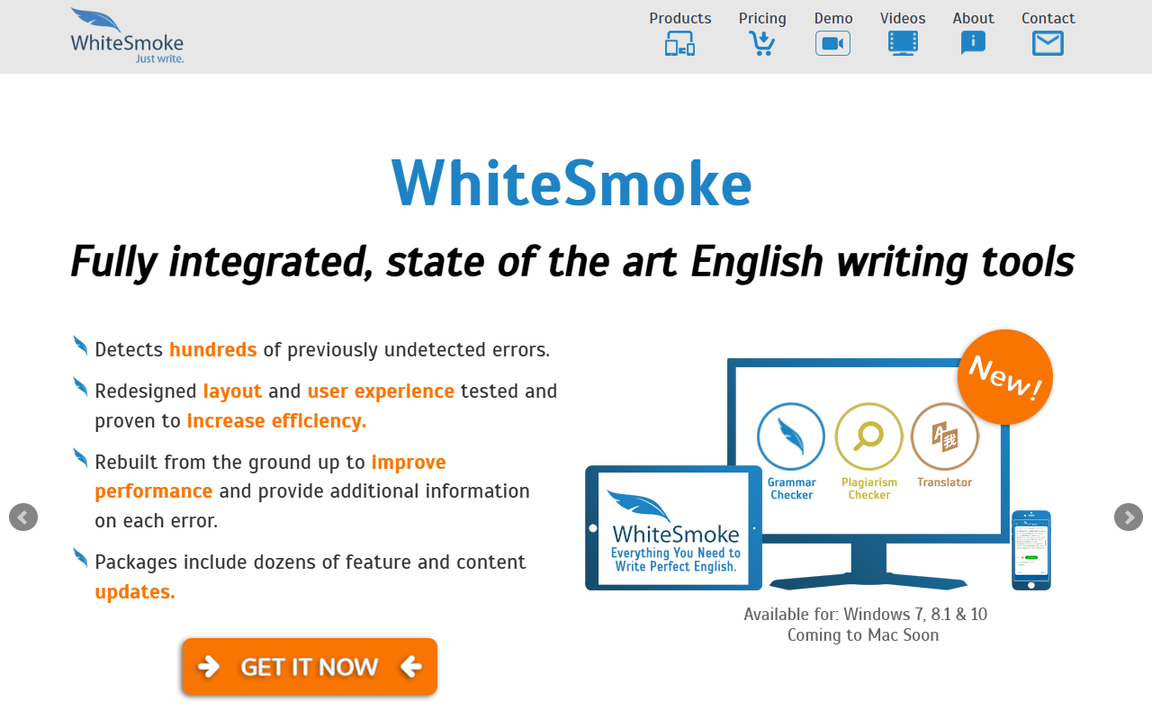 WhiteSmoke screenshot