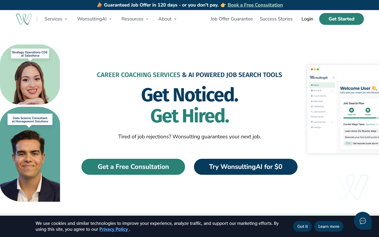 Wonsulting screenshot