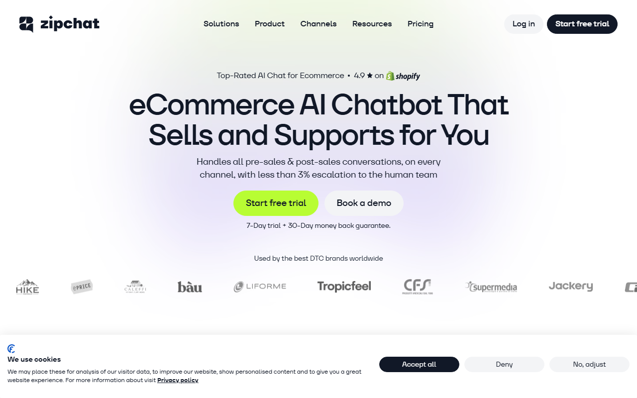 Zipchat AI screenshot
