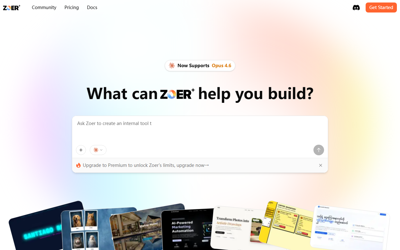 Zoer screenshot