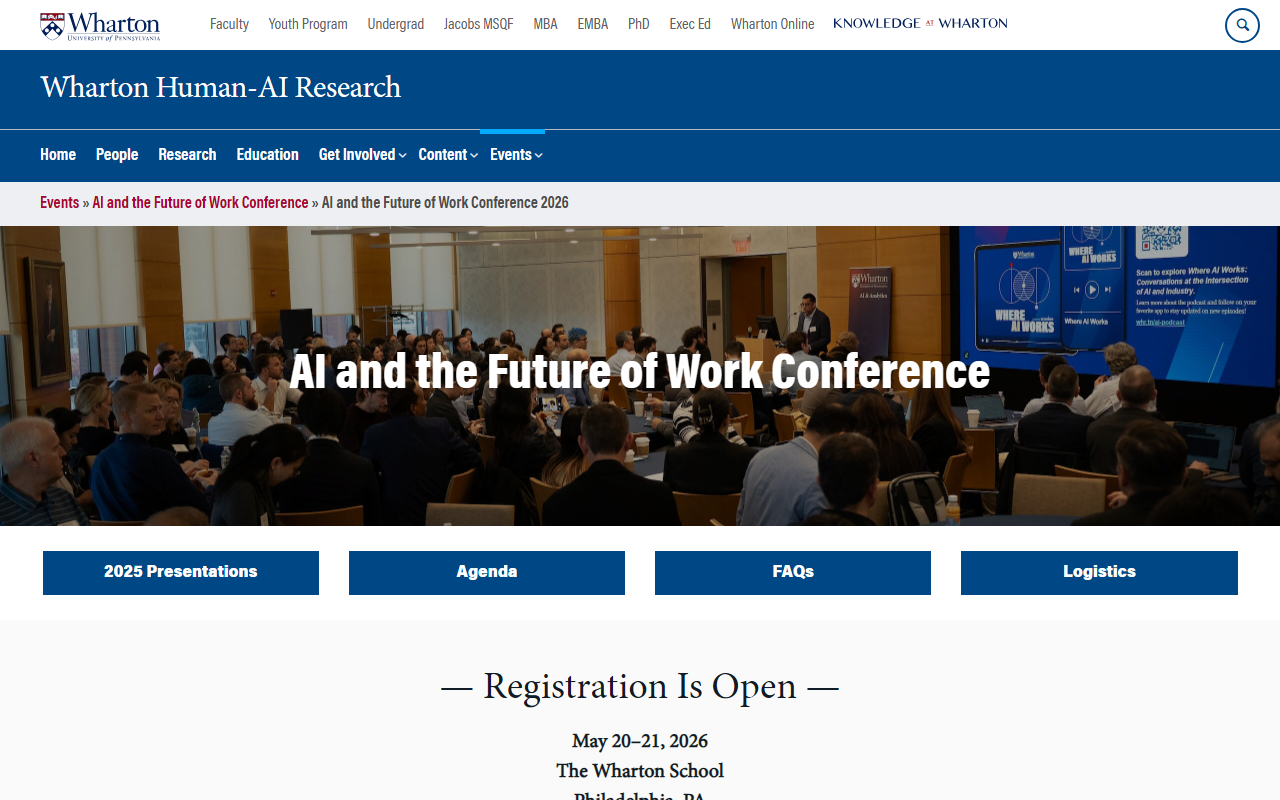 Wharton Human-AI Research screenshot