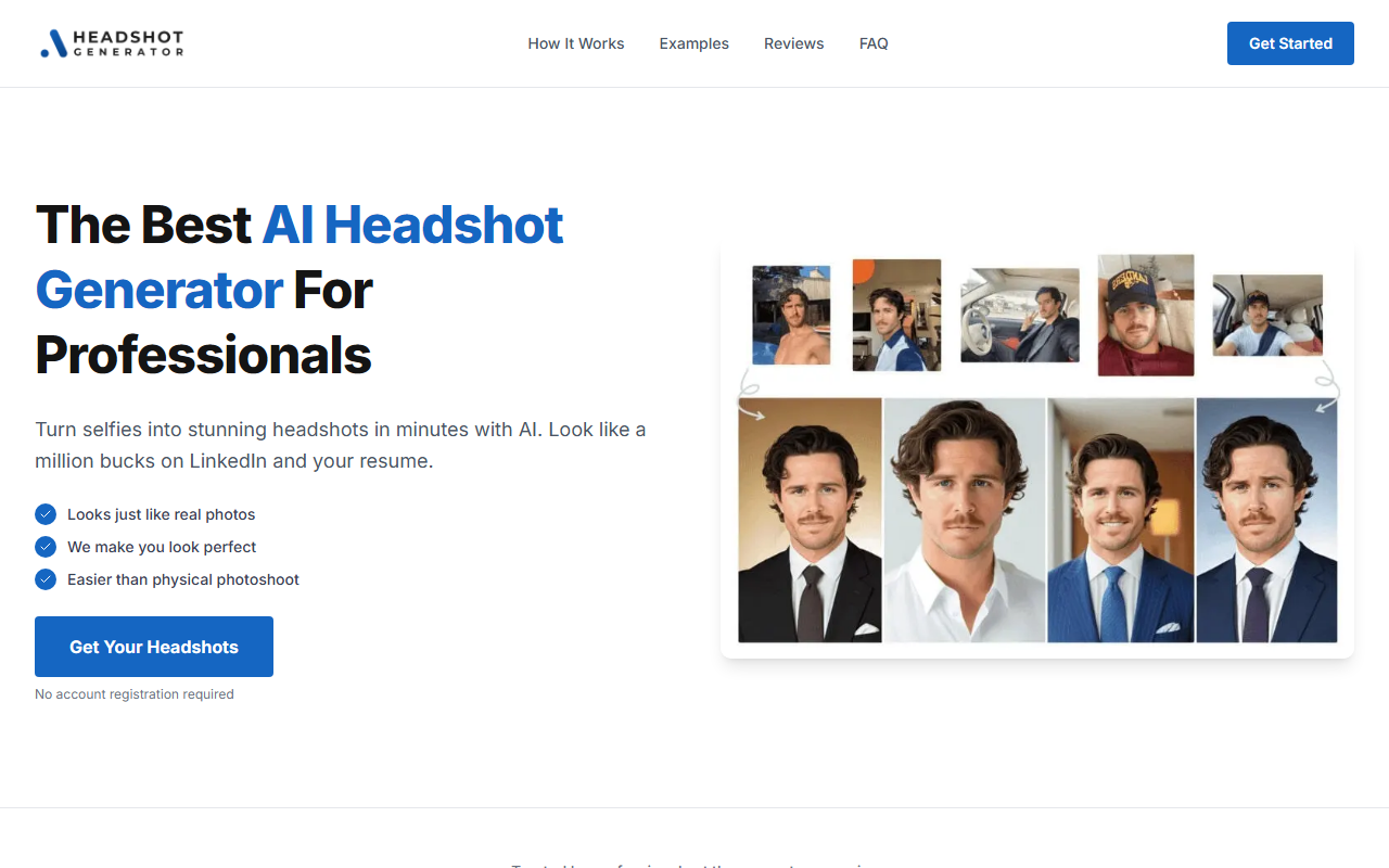 AI Headshot Generator screenshot