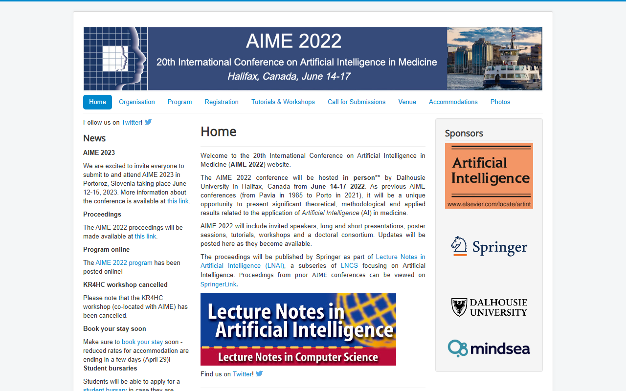 AIME screenshot