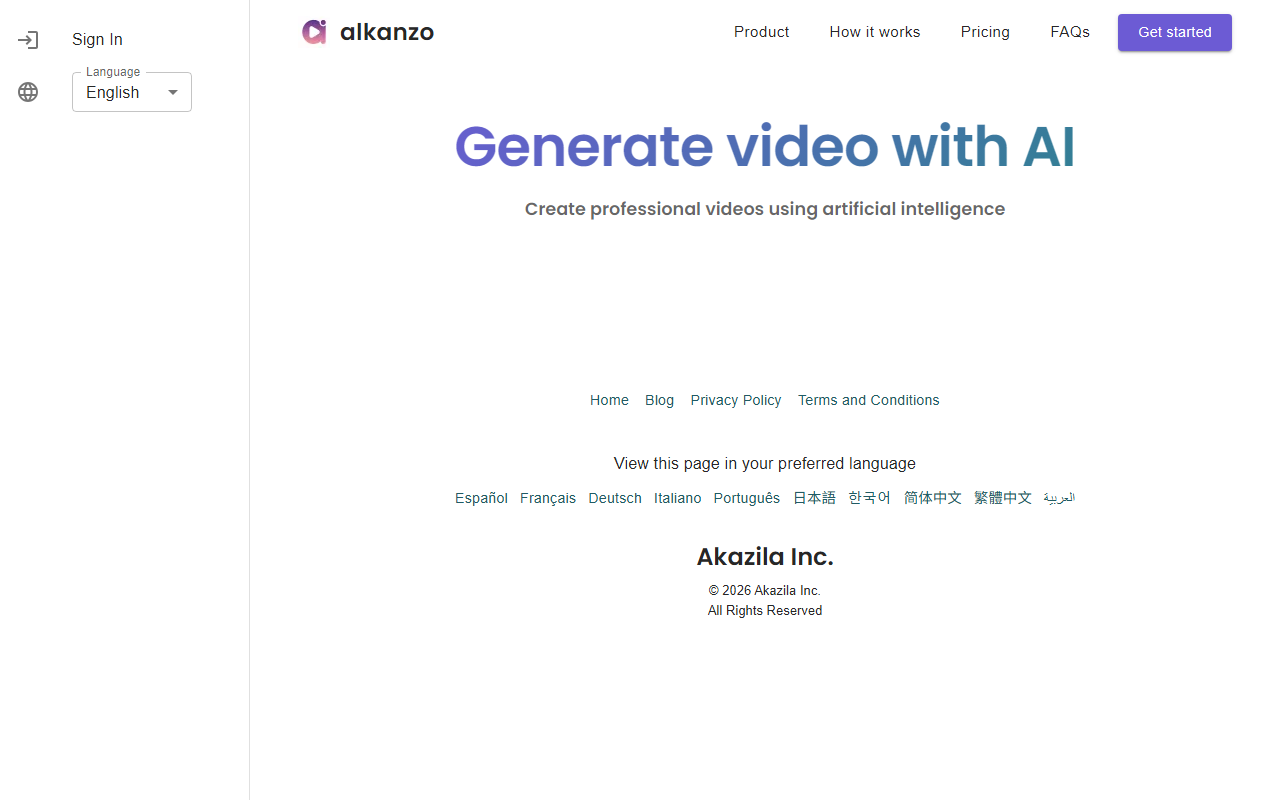 Alkanzo screenshot