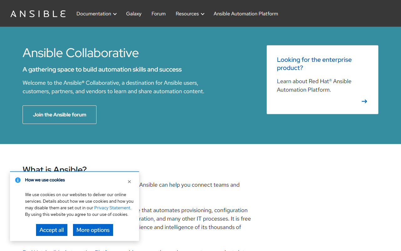 Ansible screenshot