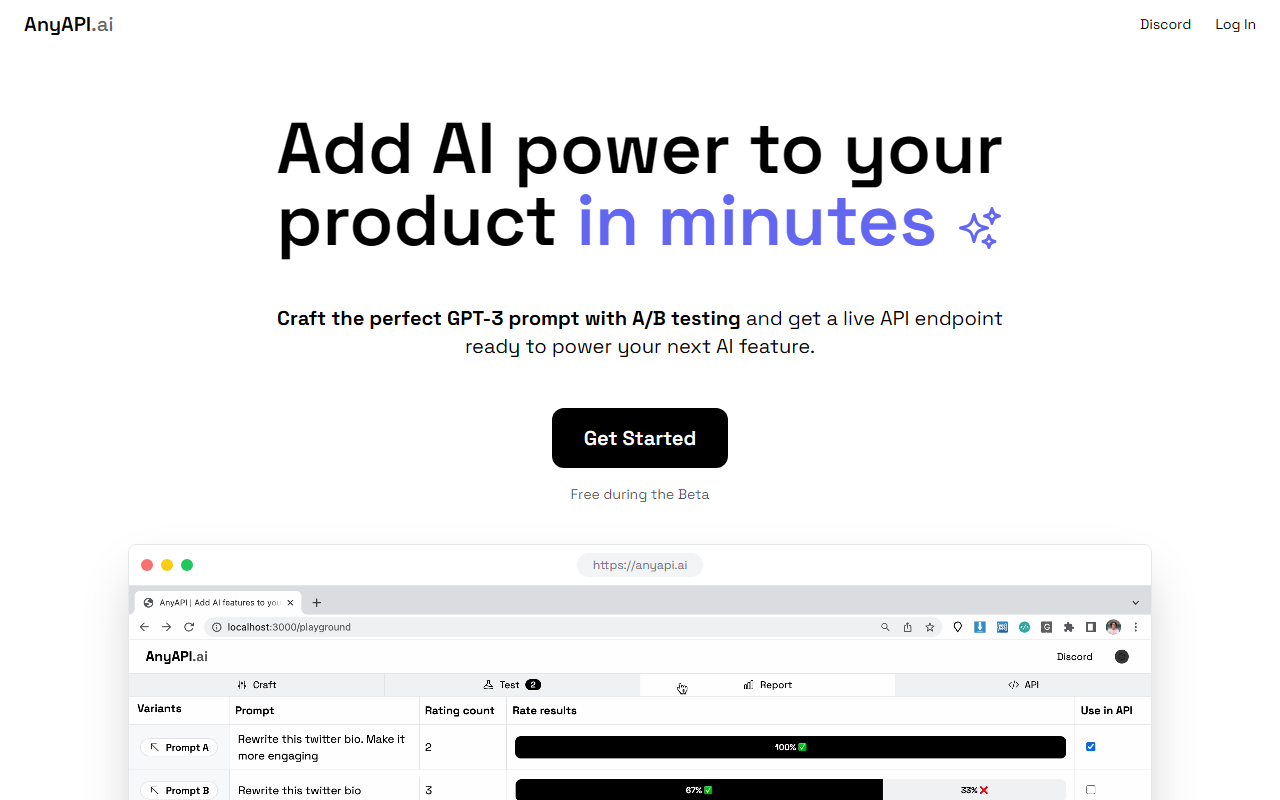 AnyAPI screenshot