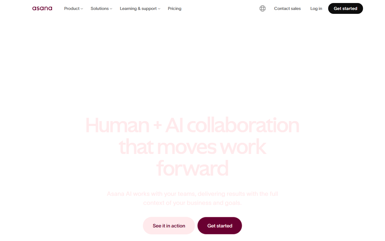 Asana screenshot