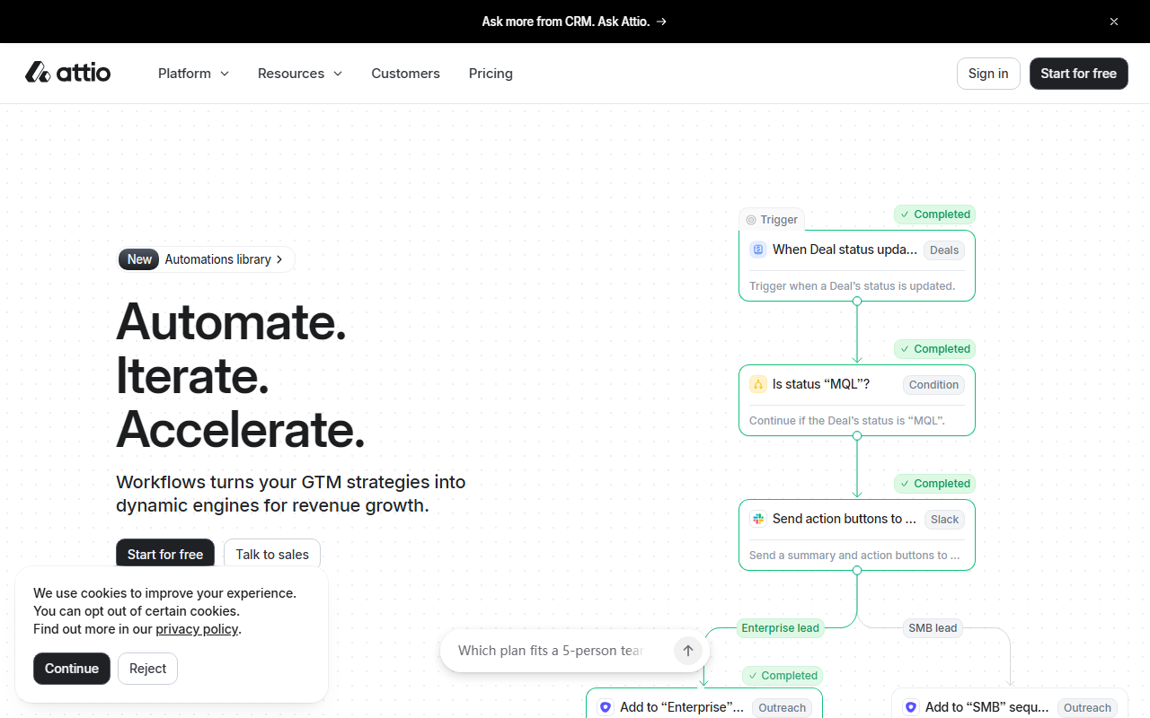 Attio screenshot