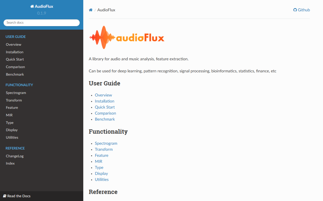 AudioFlux screenshot