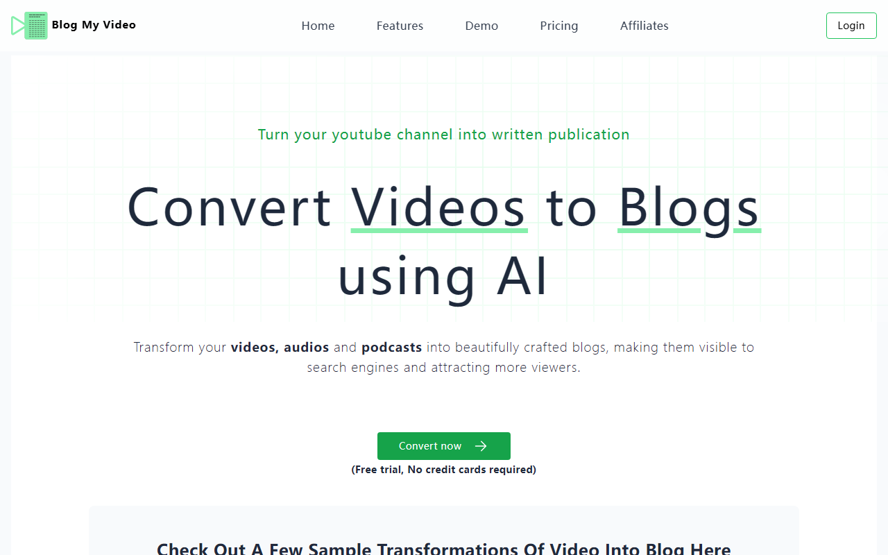 Blog my video screenshot