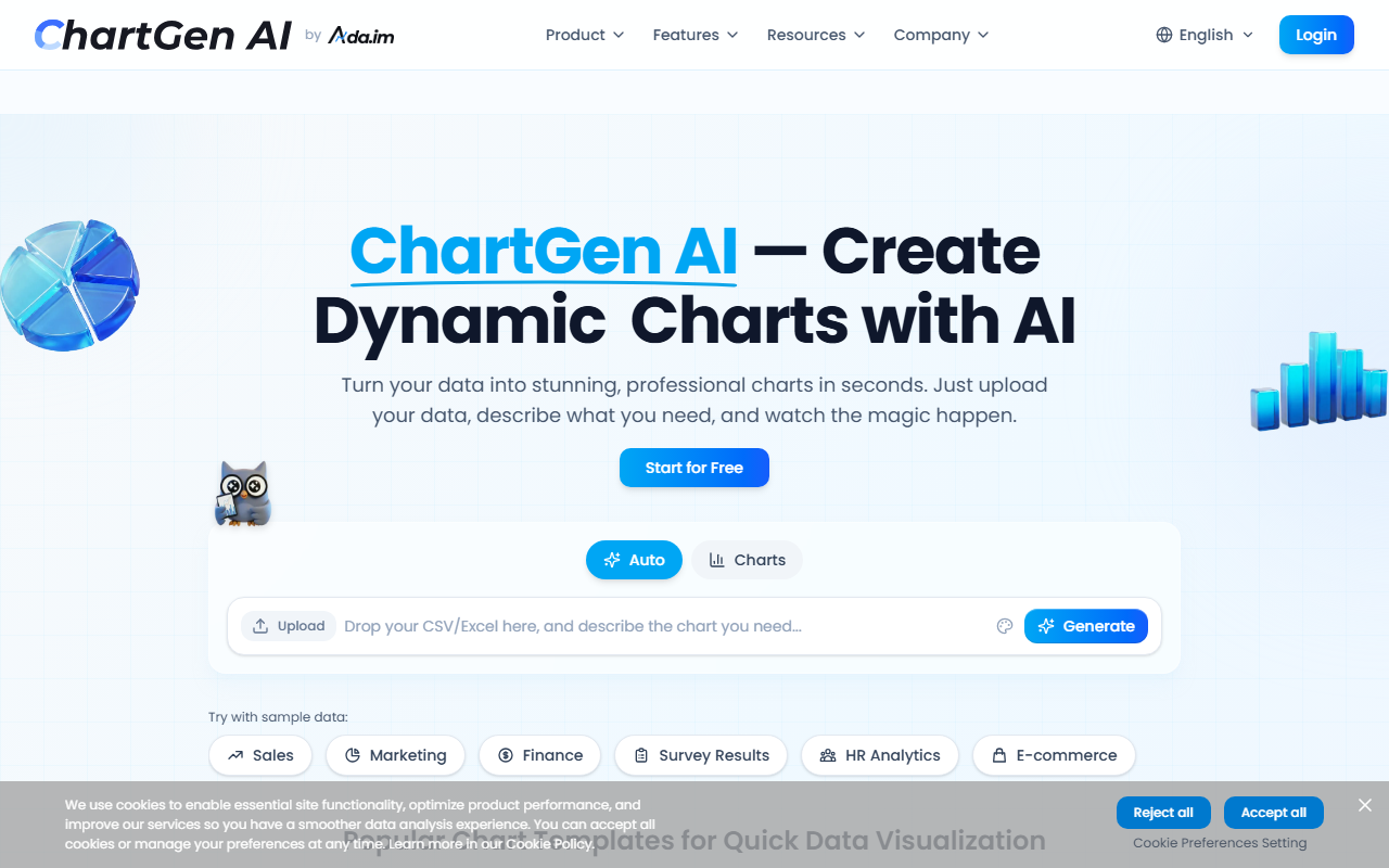ChartGen AI screenshot