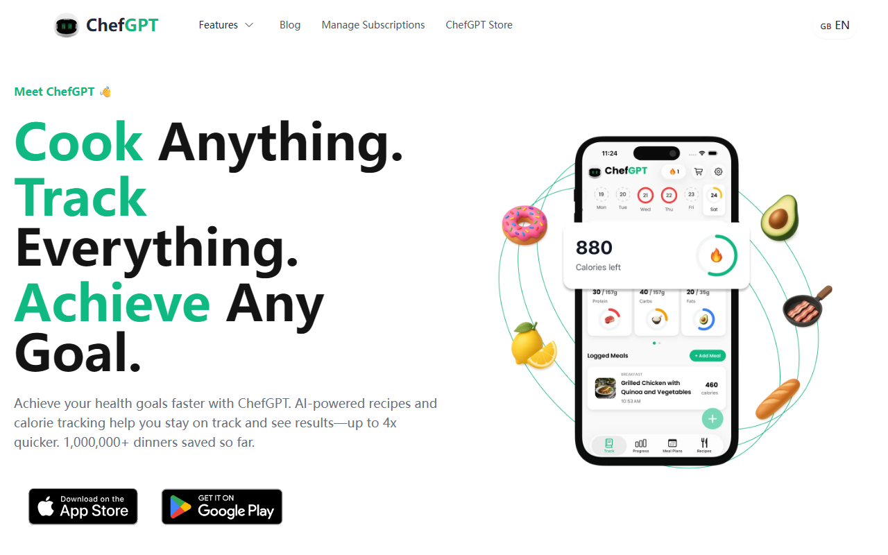ChefGPT screenshot