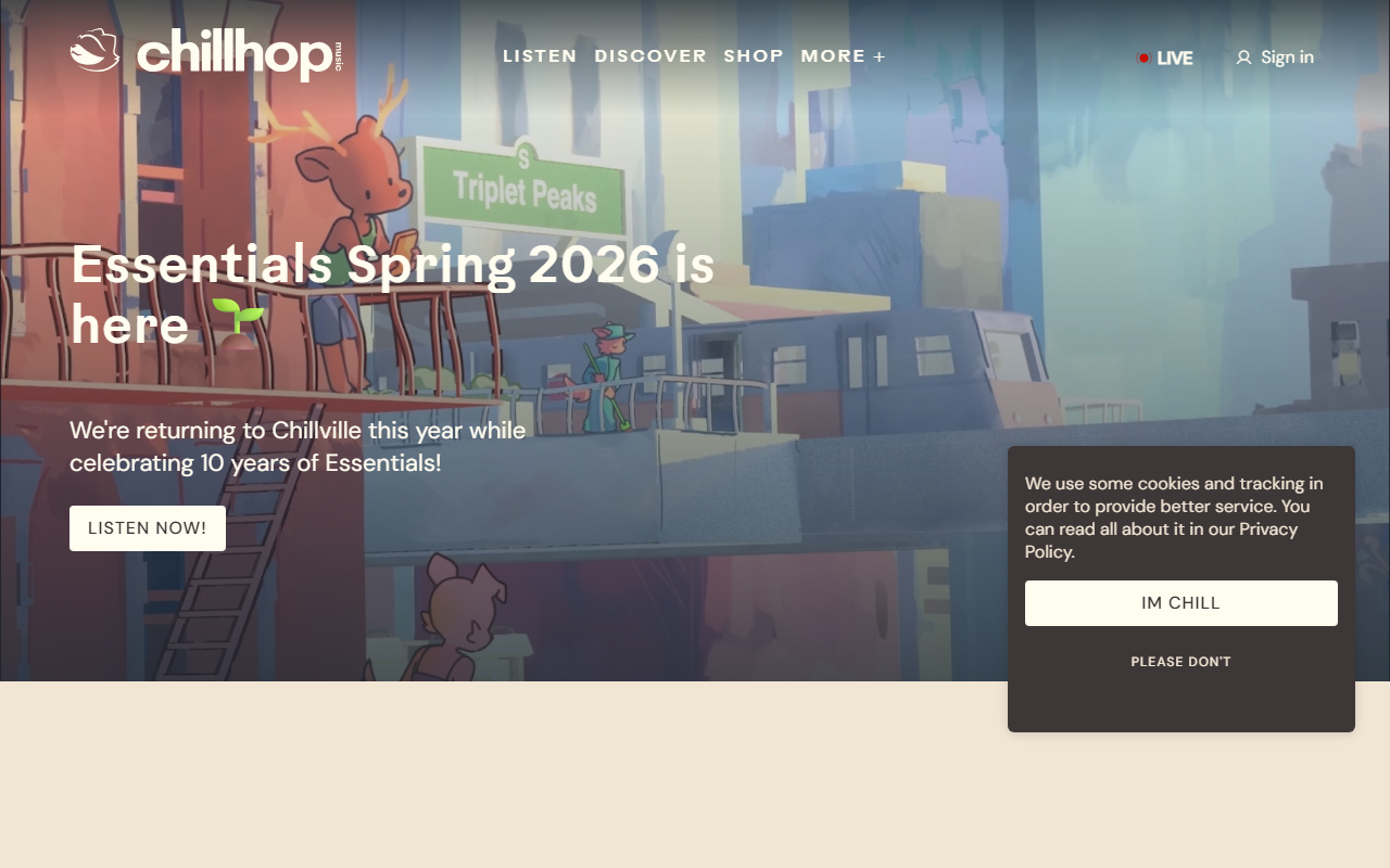 Chillhop screenshot